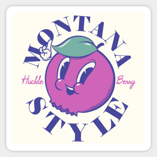 Huckleberry | Montana Style | Signature Iconic State Food Sticker